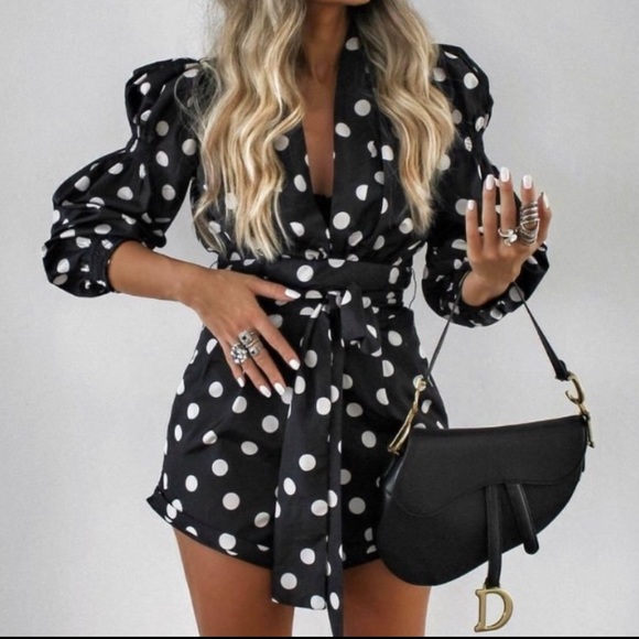 Zara Pants - Zara Polka Dot Romper